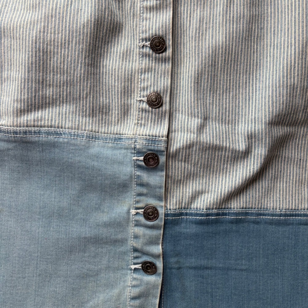 Buffalo David Bitton Catherine Patchwork Pinstrip… - image 2